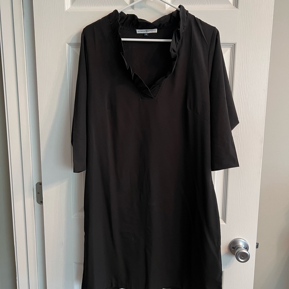 Michele McDowell black dress